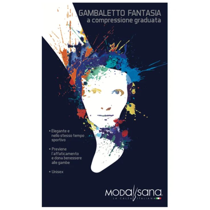 Modasana 18 Gambaletti Fantasia Bolle Rosso-Nero Taglia M GloriaMed&reg;