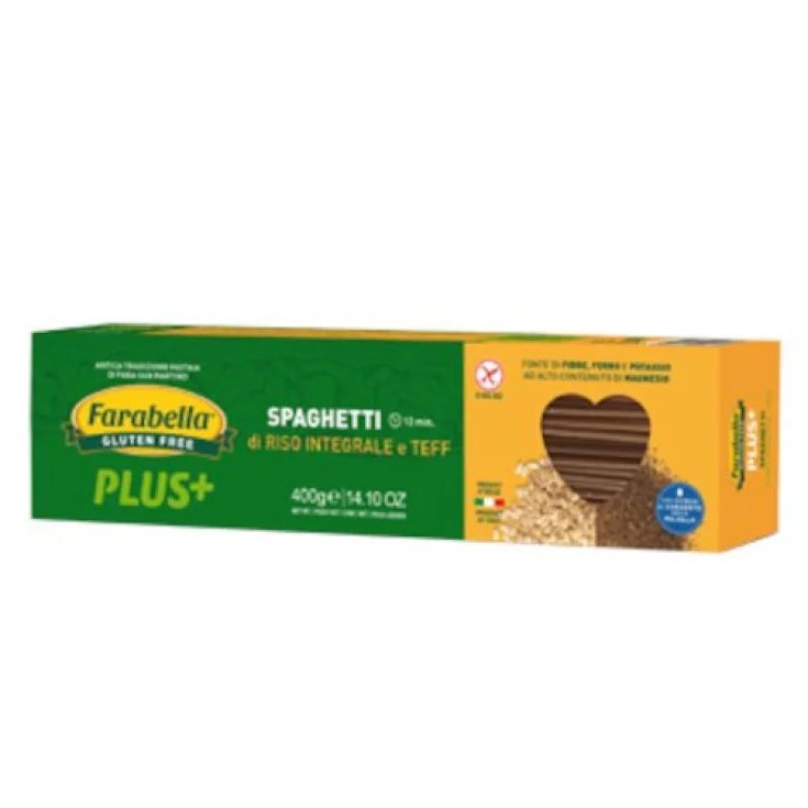 Plus+ Spaghetti di Riso Integrale e Teff Farabella® 400g