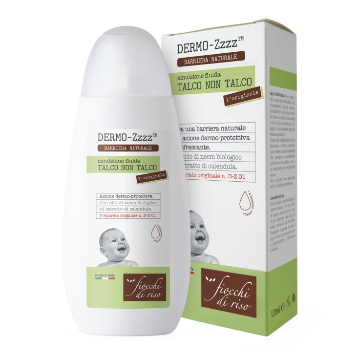 Talco Non Talco Emulsione Fluida Fiocchi Di Riso 120ml