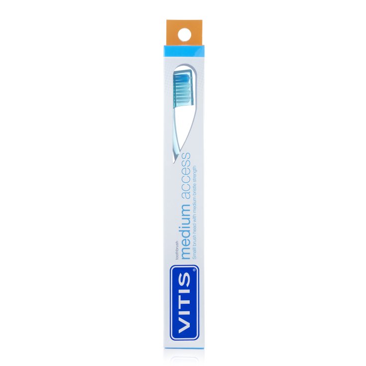 Vitis&reg; Medium Access Spazzolino con dentifricio 15ml
