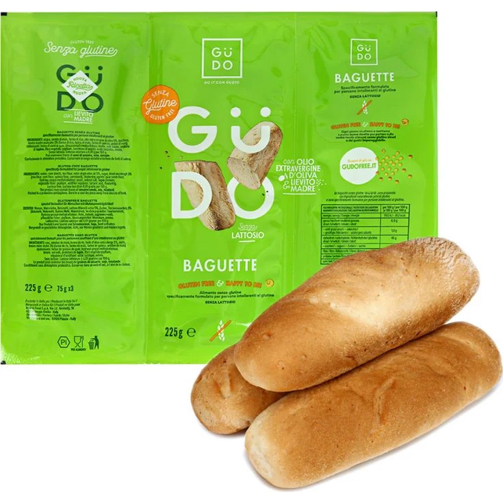 Baguette Biologico Gudo 3x75g