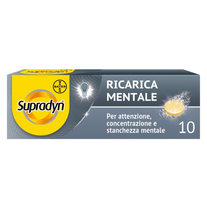 Supradyn Ricarica Mentale per Memoria e Concentrazione 10 Cpr Eff