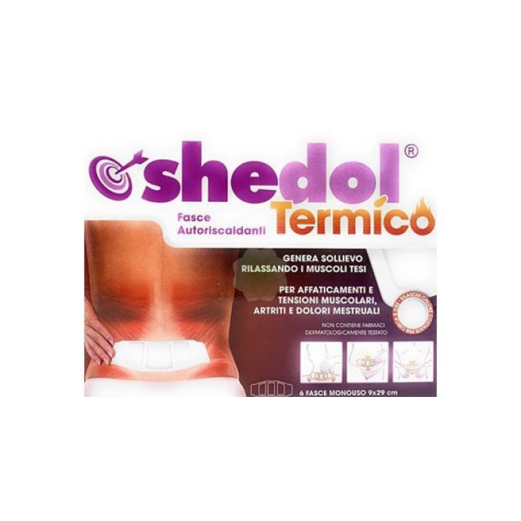 Shedol® Cerotto Autoriscaldante Termico ShedirPharma 6 Pezzi