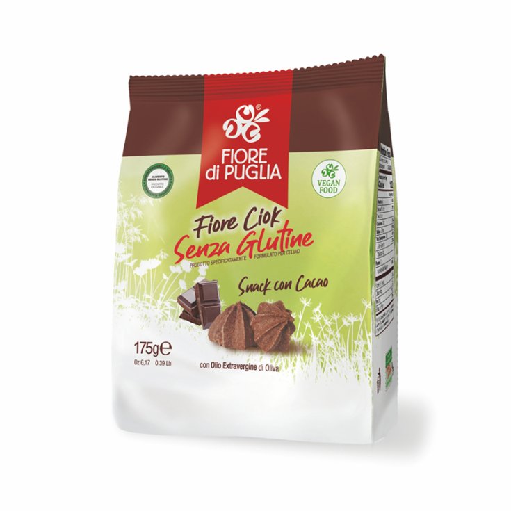 FioreCiok Gusto Cioccolato Senza Glutine Fiore Di Puglia 175g