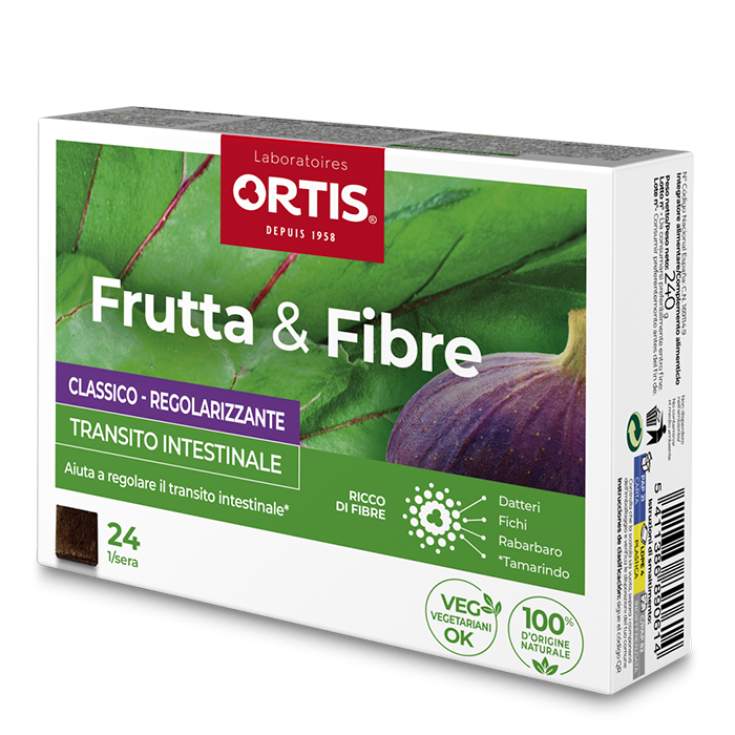 Frutta & Fibre Classico Laboratoires Ortis® 24 Cubetti Masticabili