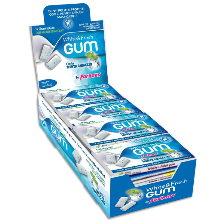White & Fresh Gum Forhans 12 Confetti