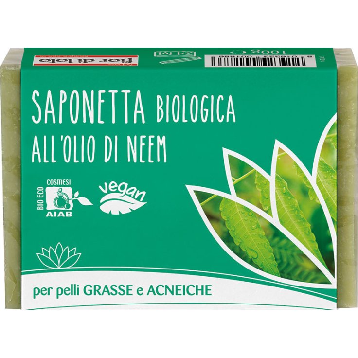Saponetta Biologica All'Olio Di Neem Fior Di Loto 100g