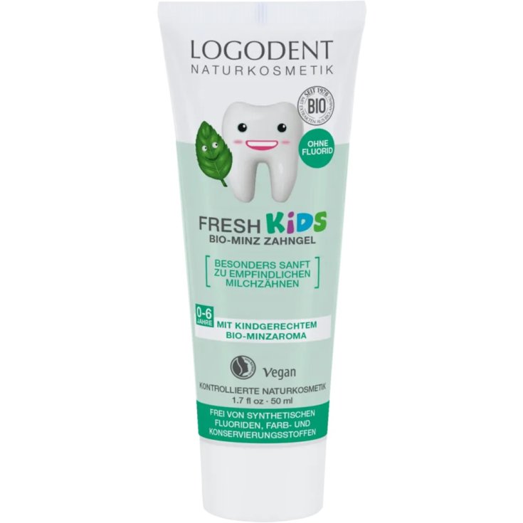 Dentifricio Gel alla Menta Logona Kids 50ml