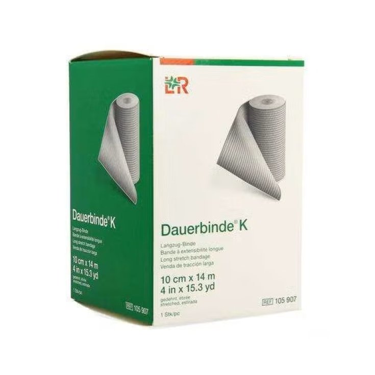 Dauerbinde K 10cm x 14m Benda Compressiva