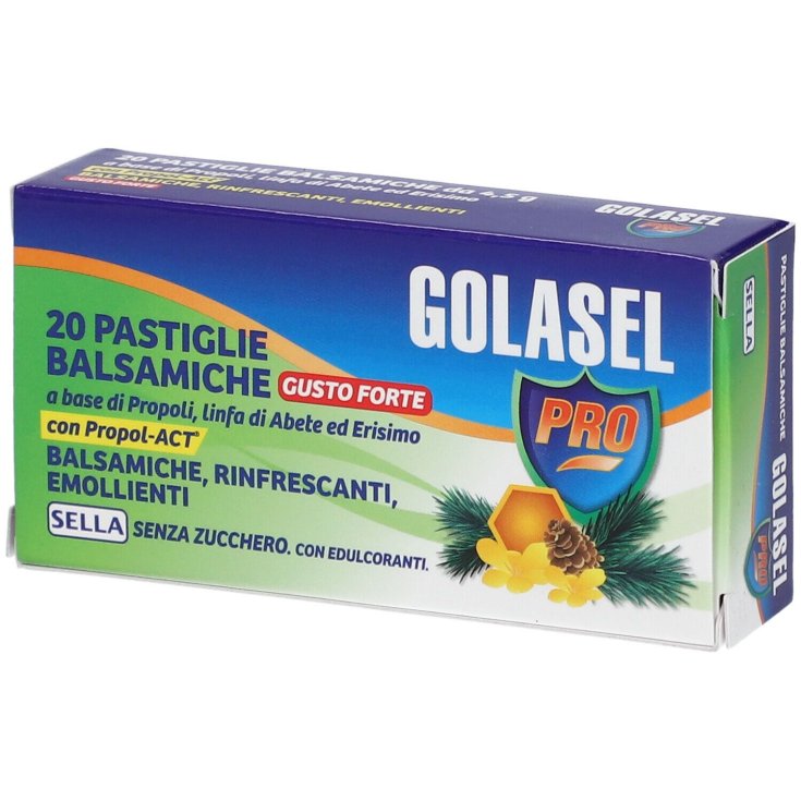 Golasel Pro Pastiglie Balsamiche Gusto Forte Sella 20 Pastiglie