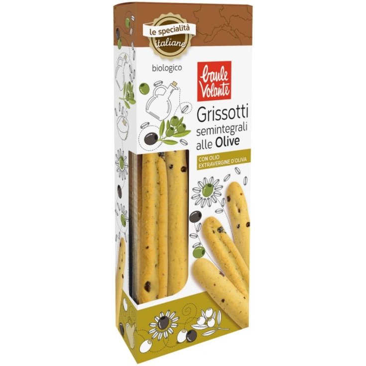 Grissotti Semintegrali Alle Olive Baule Volante 130g