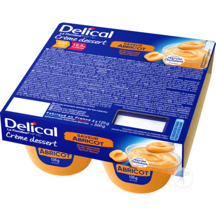 Delical Creme Albicocca Foodar 4x125g