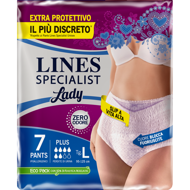 LINES SPECIALIST Lady Pants Plus Taglia L 7 Pezzi