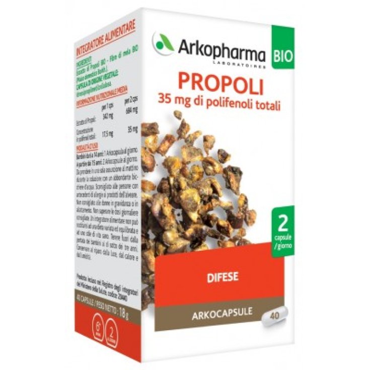 Arkocapsule Propoli Bio Arkopharma 40 Capsule