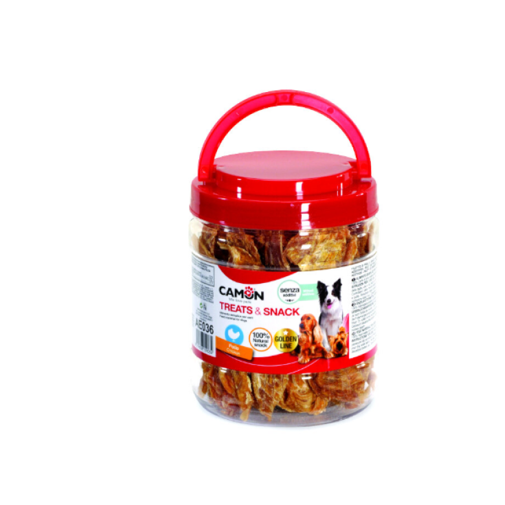 Pollo Essiccato Treats & Snacks Camon 500g