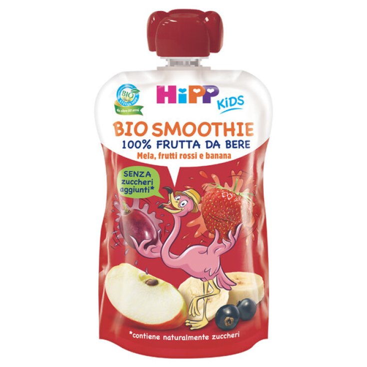 BIO Smoothie HiPP Kids Mela Frutti Rossi E Banana 120ml