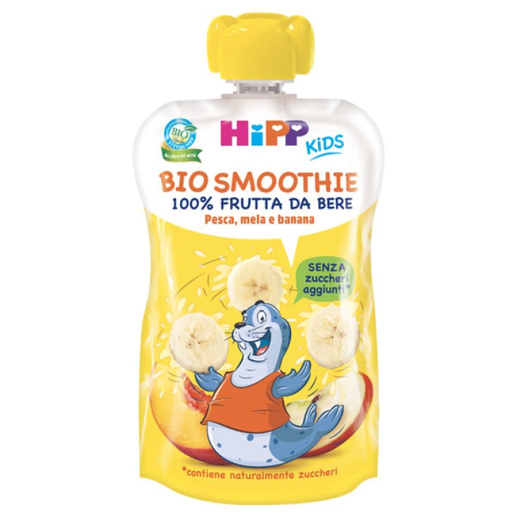 BIO Smoothie HiPP Kids Pesca Mela e Banana 120ml