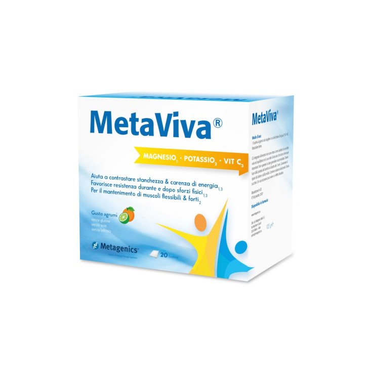 MetaViva Magnesio Potassio Vi. C Metagenics 20 Bustine