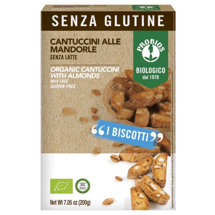 Cantuccini Alle Mandorle Senza Glutine Probios 200g