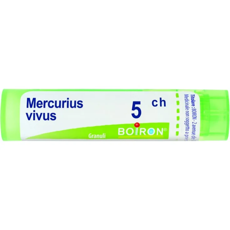 Mercurius Vivus 5CH Boiron 80 Granuli