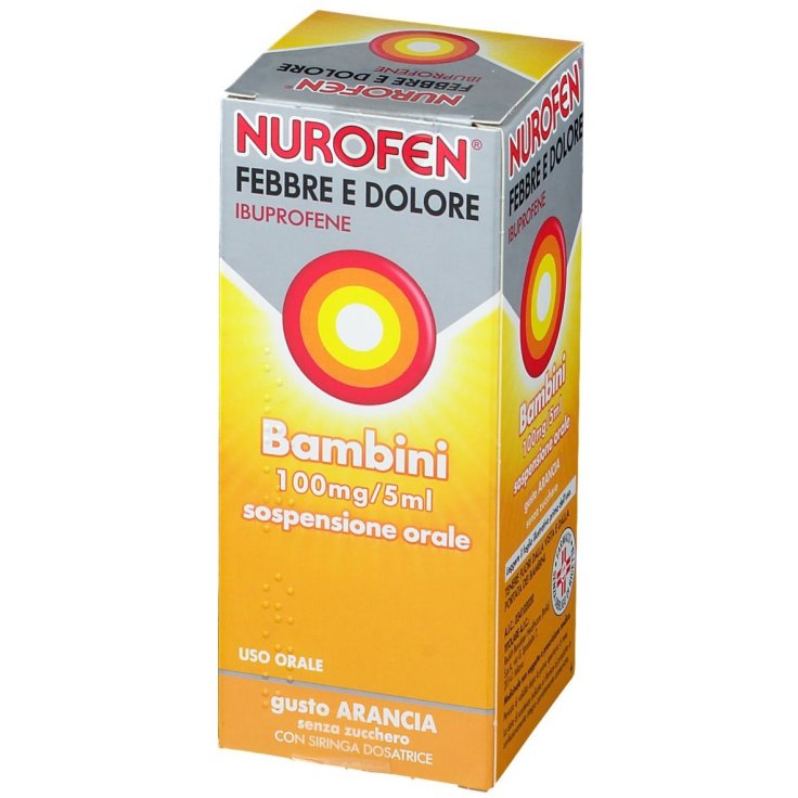 Nurofen Febbre E Dolore Bambini Gusto Arancia 150ml