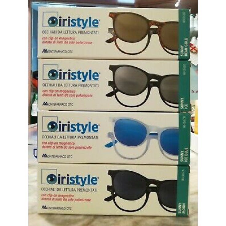 Iristyle® Sunny Cover Black +1,00 Montefarmaco OTC 1 Paio Di Occhiali