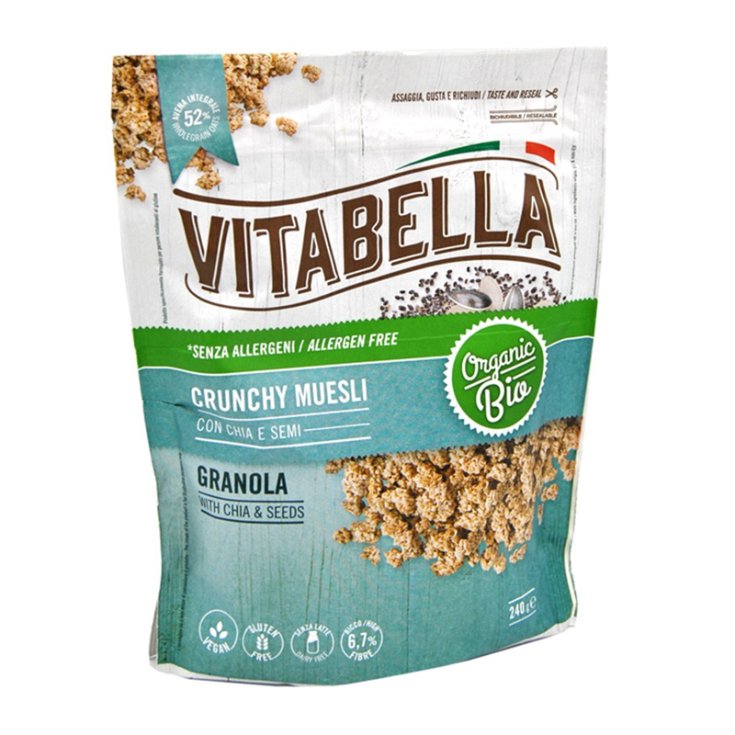 Crunchy Muesli Con Chia E Semi Vitabella 240g