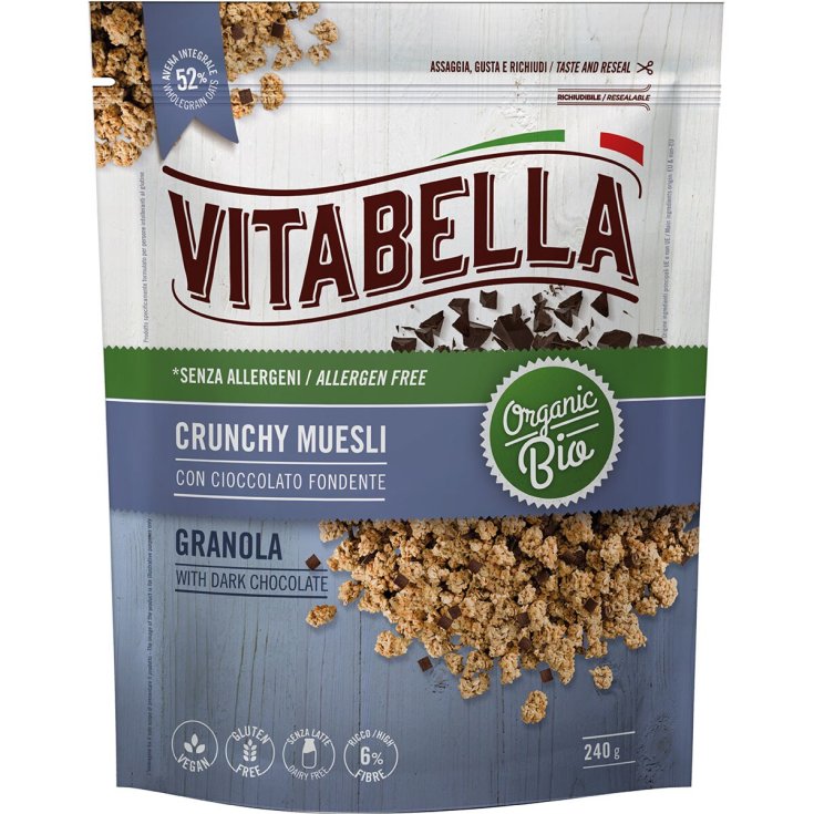 Crunchy Muesli Dark Chocolate Vitabella 240g