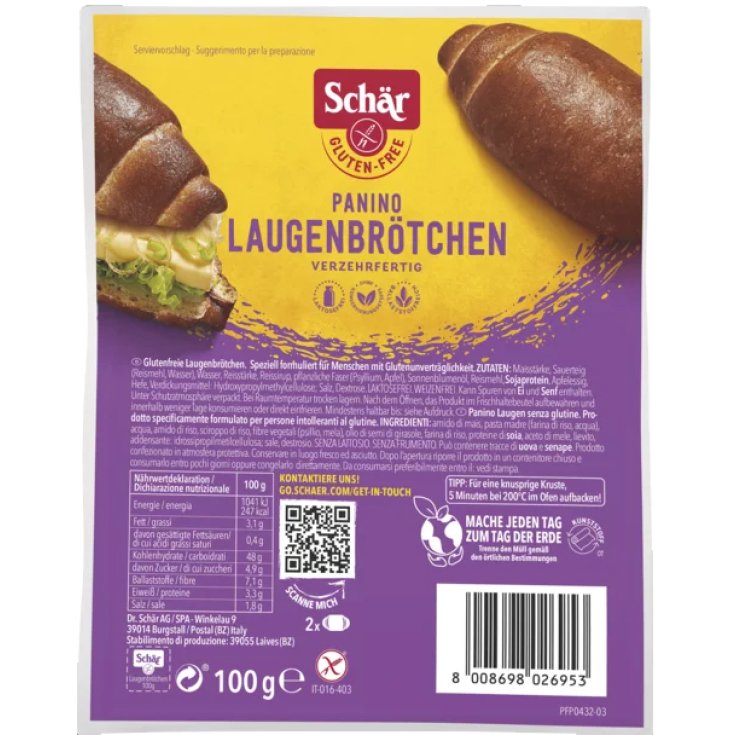 Panino Laugenbrötchen Schar 100g