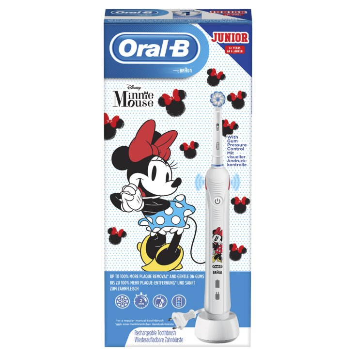 Oral-B® Junior Spazzolino Elettrico Ricaricabile Di Minnie 