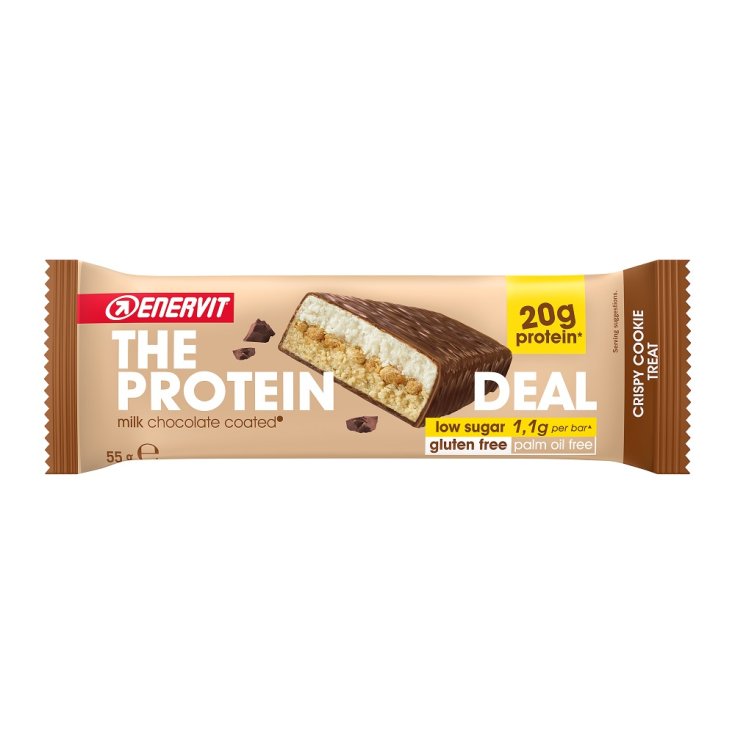 The Protein Deal 20 Crispy Cookie Treat Enervit 55g