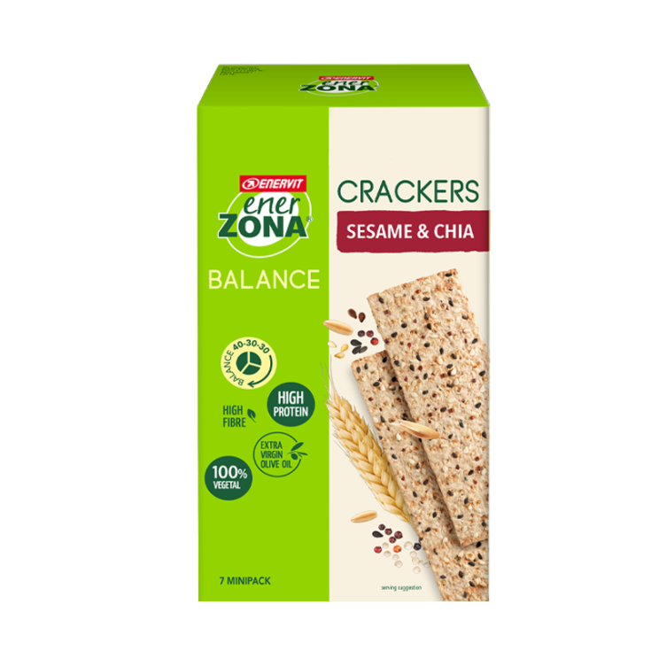 Crackers Sesamo & Chia 40-30-30 Enervit EnerZona® 175g