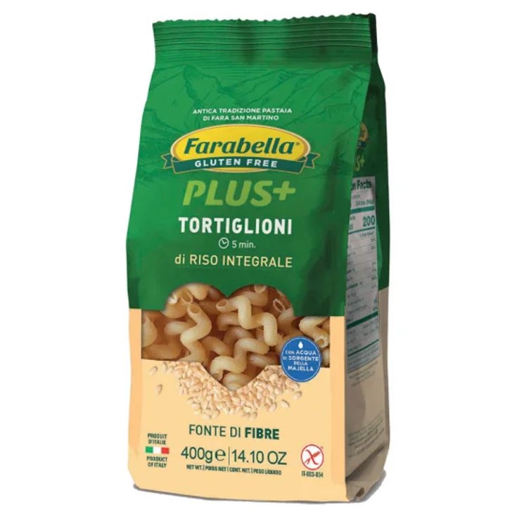 Plus+ Tortiglioni di Riso Integrale Farabella® 400g