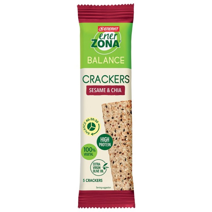 EnerZona Balance Crackers Sesamo & Chia Enervit 5 Crackers