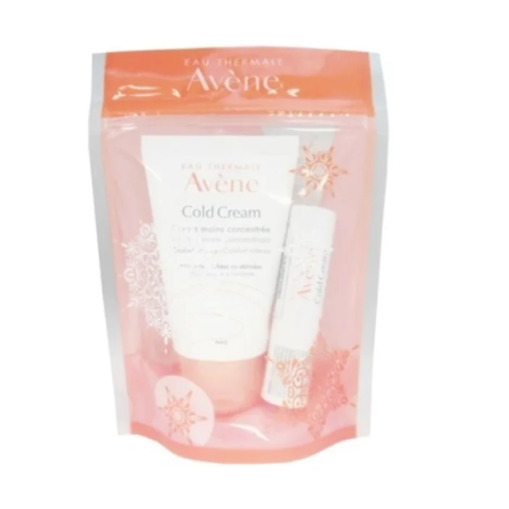 Avène Cold Cream Crema Mani + Stick Labbra 1 Kit