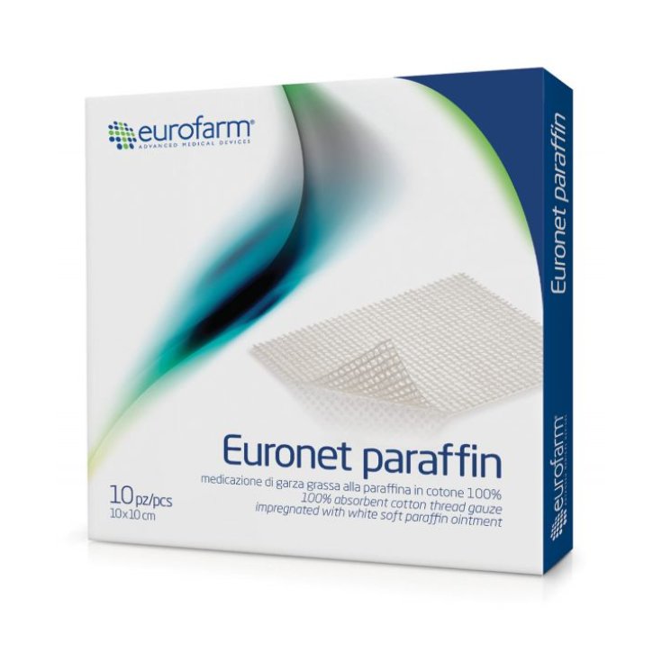 Euronet Paraffin 10x10cm Eurofarm 10 Medicazioni