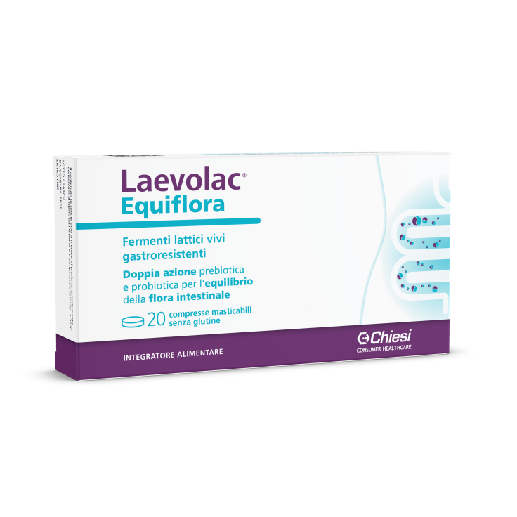 Laevolac&reg; Equiflora Chiesi 20 Compresse Masticabili