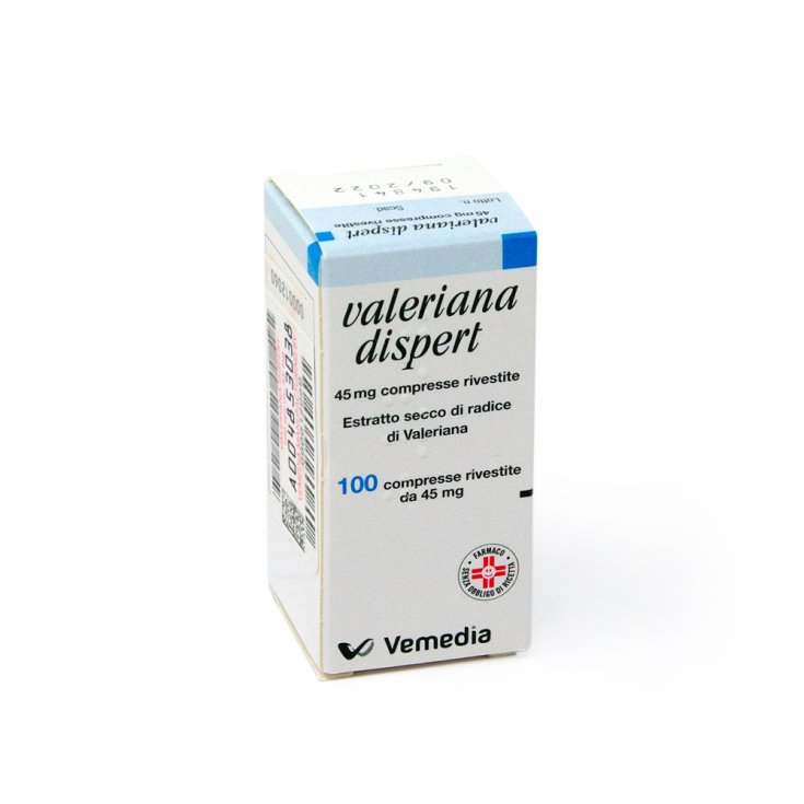 Valeriana Dispert Vemedia 100 Compresse Rivestite Da 45mg