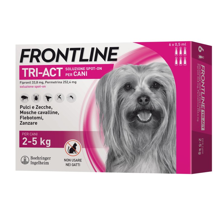 Frontline Tri-Act Cani 2-5Kg 6 Pipette