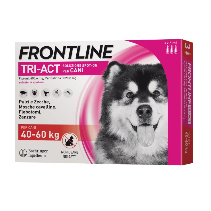 Frontline Tri-Act Cani 40-60Kg 6 Pipette