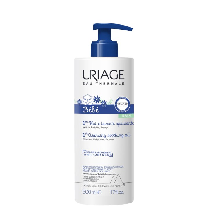 Bébé Olio Detergente Lenitivo Uriage 500ml