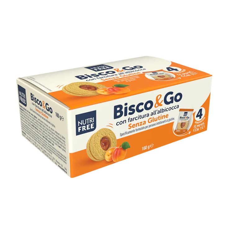 Biscotto all'Albicocca Bisco&Go NutriFree Box 160g