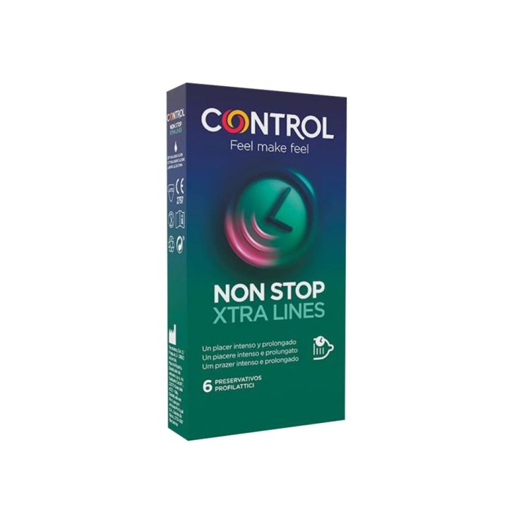 Non Stop Xtra Lines Control 6 Preservativi