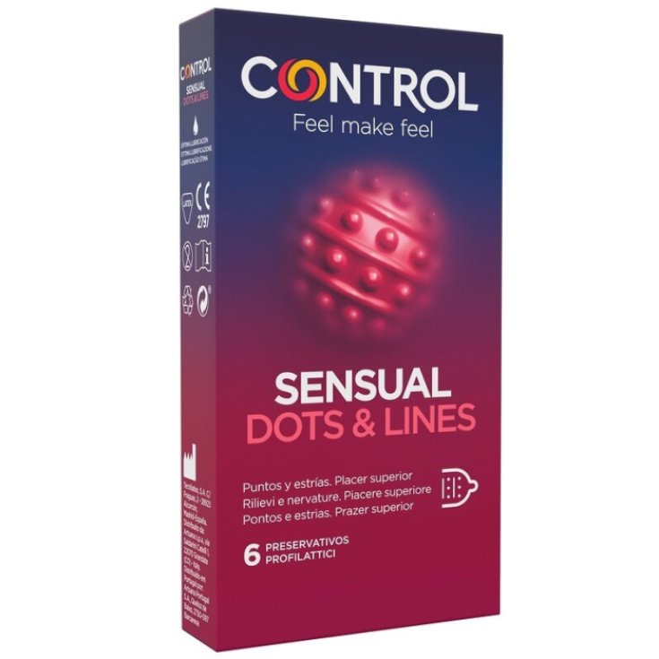 Sensual Dots & Lines Control 6 Profilattici