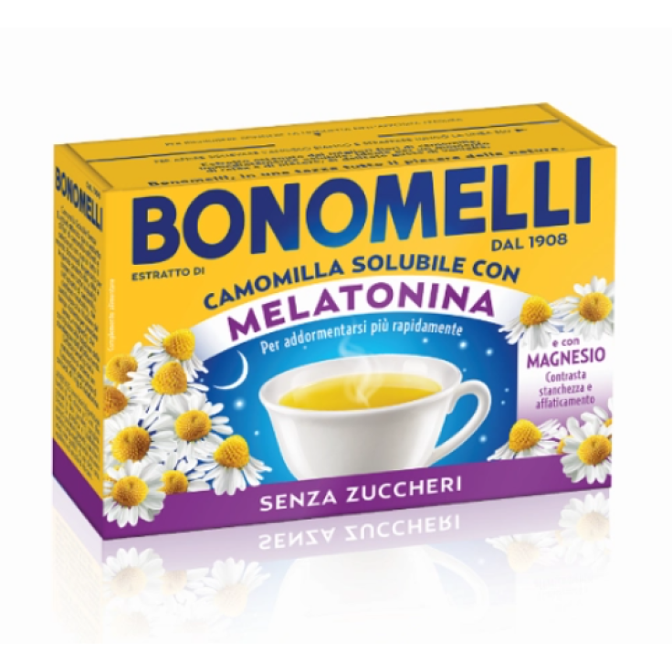 Camomilla Solubile Melatonina E Magnesio Bonomelli 16 Bustine