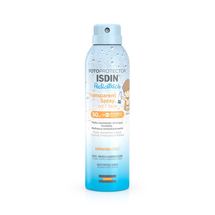 Fotoprotector Pediatrics Trasparent Spray Wet Skin SPF50 Isdin® 250ml
