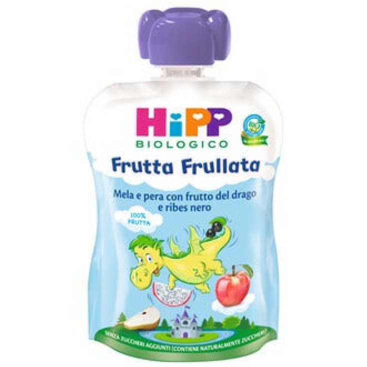 Frutta Frullata HiPP Biologico Mela Pera Drago Ribes 90g
