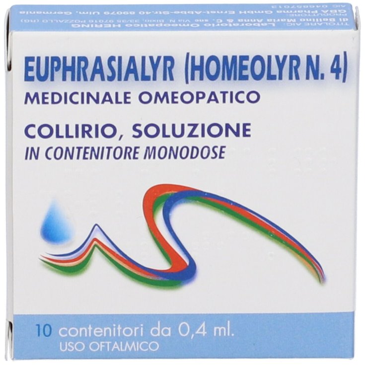 Euphrasialyr (Homeolyr N.4) Hering 10x0,4ml Euphrasialyr (Homeolyr N.4) Hering 10x0,4ml