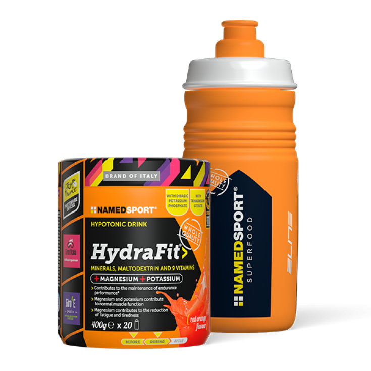 HydraFit> 400g + Sportbottle Hydra2Pro 2023