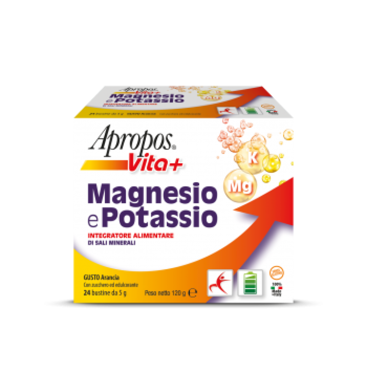 Apropos® Vita+ Magnesio e Potassio 24 Bustine